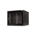 19" seinale paigaldatav SOHO kapp 12U 540*550, lamepakendis, must