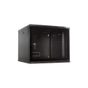 19" seinale paigaldatav SOHO kapp 12U 540*550, lamepakendis, must