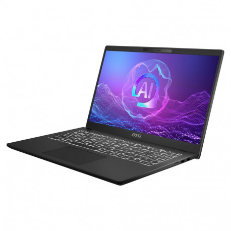 MSI sülearvuti Modern 15 H AI C2HMG-288FRNN U5-225H/16GB/512GBSSD/W11 Pro AZERTY prantsuse paigutus