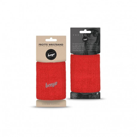 Beeyo Sport Frotte WristBand, red