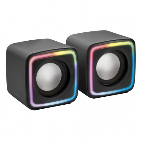 Mars Gaming MSCUBE Compact RGB Gaming Speakers 8W DSP / black
