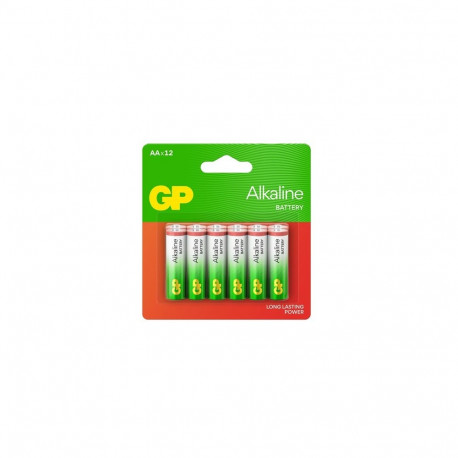 GP patareid AA/LR06 1.5V 12PCS, punased