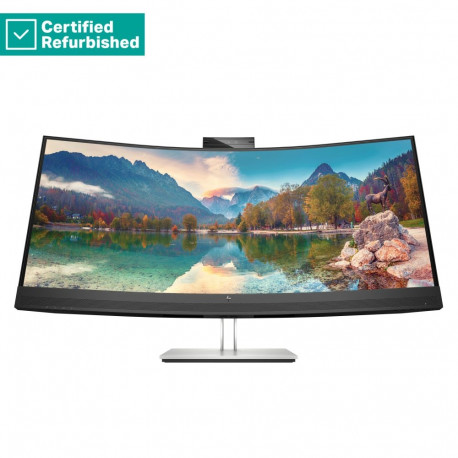 RENEW SILVER HP E34m G4 Curved Conferencing Monitor - 34" 3440x1440 WQHD 400-nit 75Hz AG, Curved, VA