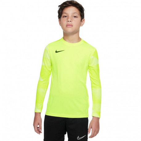 Bluza bramkarska dla dzieci Nike Dry Park IV JSY LS GK JUNIOR limonkowa CJ6072 702