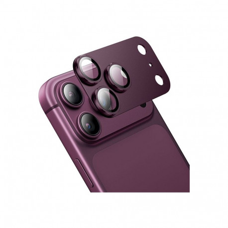 Kaamerakaitse Hoco iPhone 18 Pro Max Metal Armor, cherry red