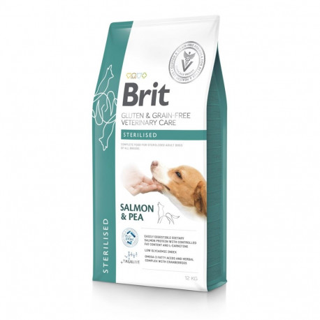 BRIT teraviljavaba veterinaarne kuivtoit steriliseeritud koertele 12kg