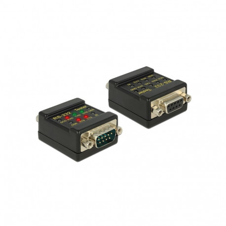 DeLOCK 2xDB9 DB9 Black