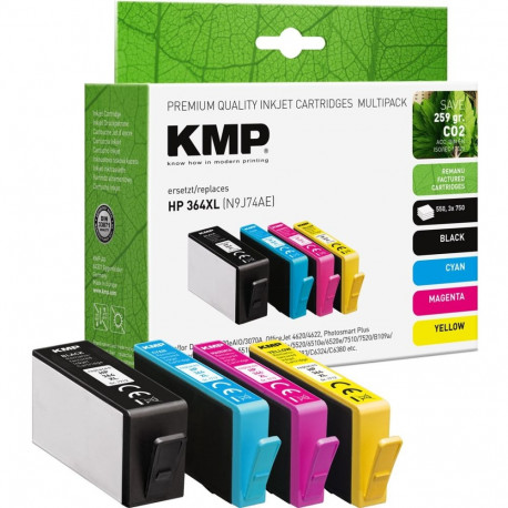 KMP 1712,4005 ink cartridge 4 pc(s) Compatible High (XL) Yield Cyan