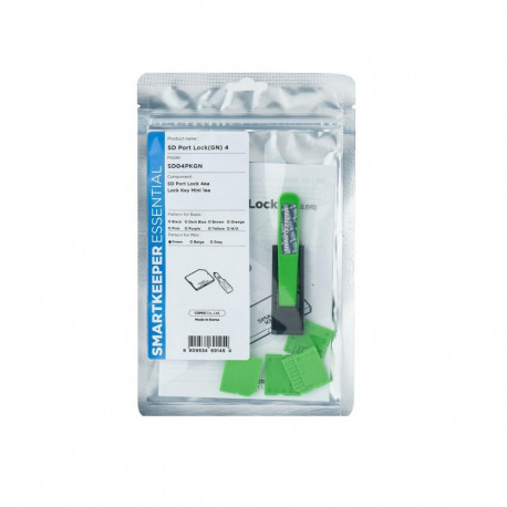 Smartkeeper SD-kaardi pordiblokeerija SD04PKGN, plastik, 1 tk, roheline
