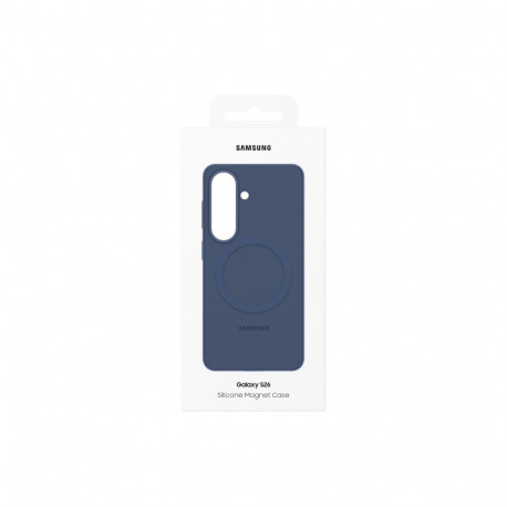 Phone Case - Samsung Galaxy S26 Silicone Magnet Case, Wireless Charging, Blue Violet