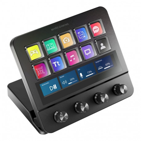 Mars Gaming MSDPRO Live Content Creation Controller 10 Buttons / black