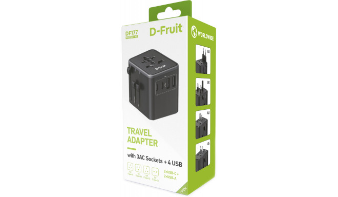 D-Fruit reisiadapter DF177