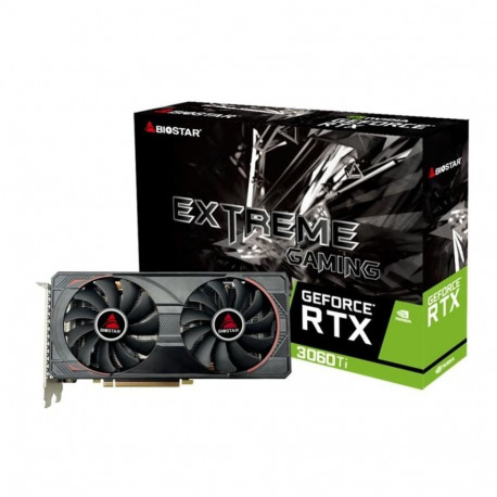 BIOSTAR Graphics Card||NVIDIA GeForce RTX 3060 Ti|8 GB|GDDR6|256 bit|PCIE 4.0 16x|GPU 1410 MHz|Dual 