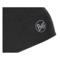 BUFF MERINO MIDWEIGHT BEANIE SOLID BLACK Cap.