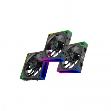 Xilence Gaming Series arvutikorpuse ventilaator XPF360R.ARGB 12cm 3 tk, must