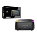 Conceptronic DONN36B Dual-bay RGB Hard Drive Docking Station, for 2.5/3.5-Inch HDD SSD, 2 x USB A, S