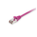 Equip patch-kaabel Cat6A S/FTP 2xRJ45 20.00m LSZH polükott, lilla