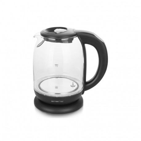 Emerio WK-119255.5 electric kettle 1.7 L 2200 W Black, Transparent
