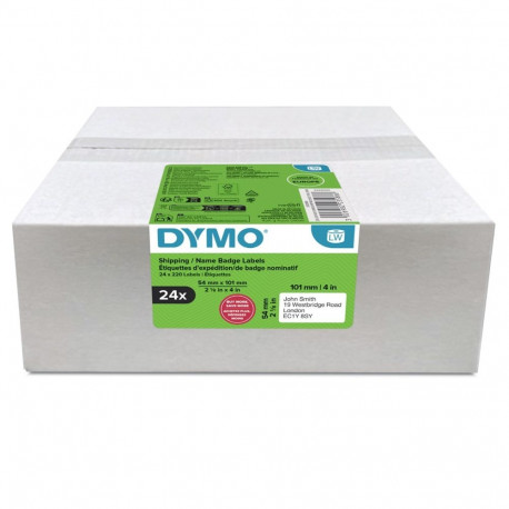 DYMO Authentic LabelWriter suured saatesildid/nimesildid 54mm x 101mm, 24 rulli 220 kergesti eemalda