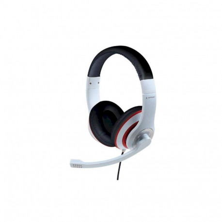 Gembird MHS-03-WTRDBK Headset Stereo / white