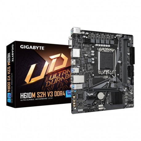 Mainboard|GIGABYTE|Intel H610|LGA1700|Micro-ATX|Memory DDR4|Memory slots 2|1xPCI-Express 3.0 1x|1xPC