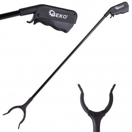 Geko korjandusriist G03208, 77 cm, alumiinium, plastik, sooniline käepide, prügi korjamiseks