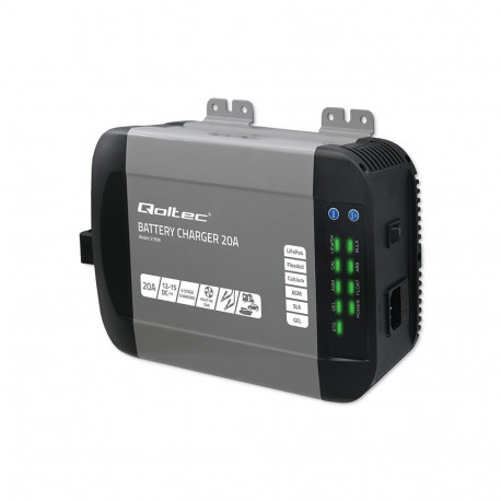 Charger for LiFePO4 AGM GEL SLA batteries, 20A
