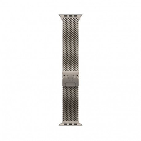 49mm Natural Titanium Milanese Loop - Medium