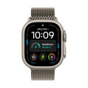 49mm Natural Titanium Milanese Loop - Medium