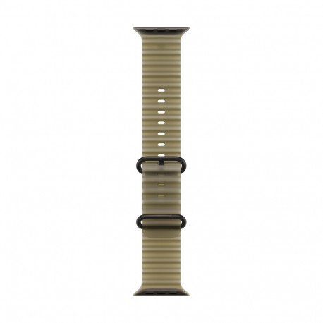 49mm Translucent Kelp Ocean Band - Black Titanium Finish