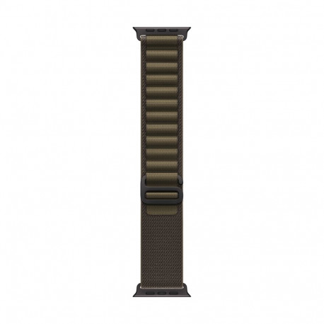 49mm Dark Olive Alpine Loop - Small - Black Titanium Finish