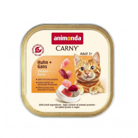 ANIMONDA märg kassitoit täiskasvanud kassidele, kana ja hani 85g
