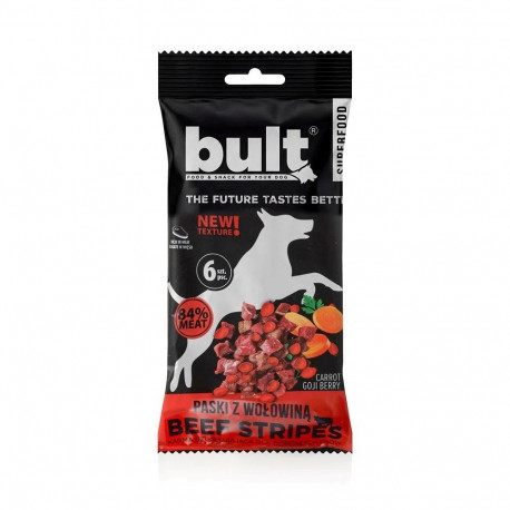 BULT koeramaius Tasty Strips Superfoods veiseliha mono 6tk