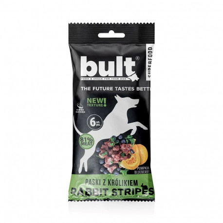 BULT Tasty Strips Superfoods rabbit - dog treat - 6pcs.