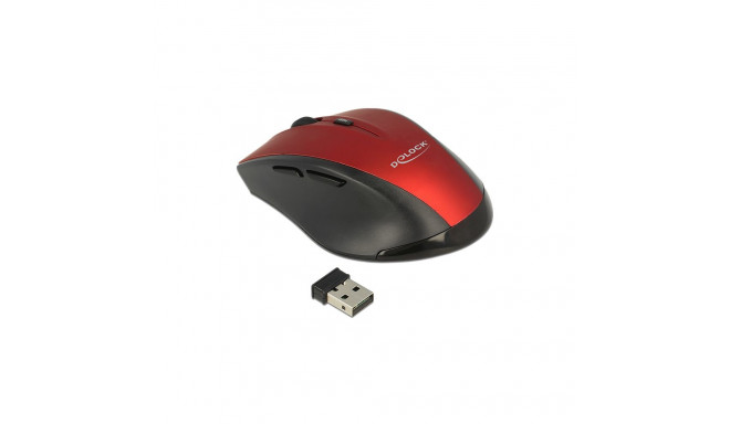 Delock Ergonomic optical 5-button mouse 2.4 GHz wireless