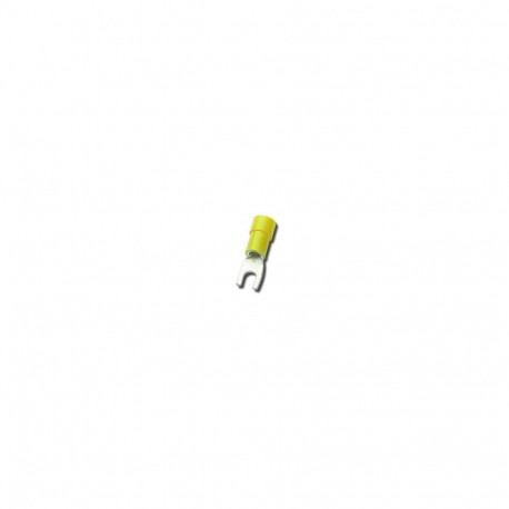 Kaabliking kahvel M4 4,0...6,0mm², juhtmele, kollane 4,3x8,0mm, 100tk