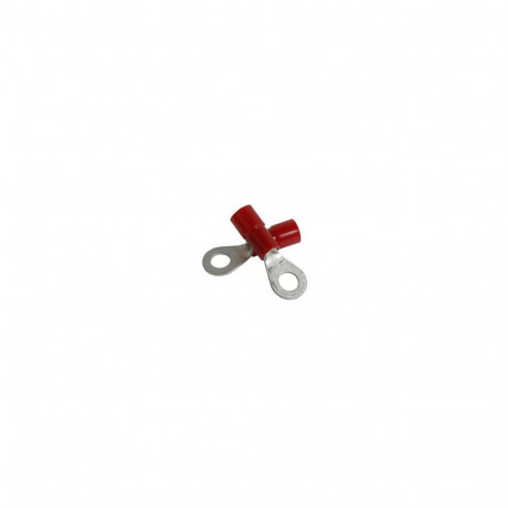 Kaabliking rõngas M3 0,25...1,5mm² juhtmele, punane, ø6mm, 100tk