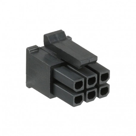 6 way dual row receptacle,5A