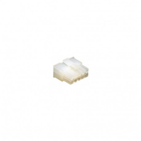 Mini-Fit Jr. Receptacle Housing, Dual Row, 10 Circuits, UL 94V-2, Natural