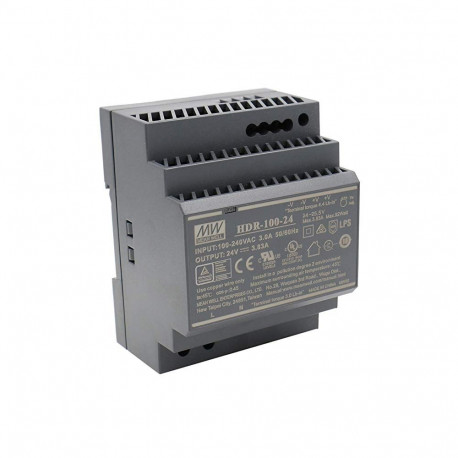 DIN rail power supply 92W 24V 3.83A