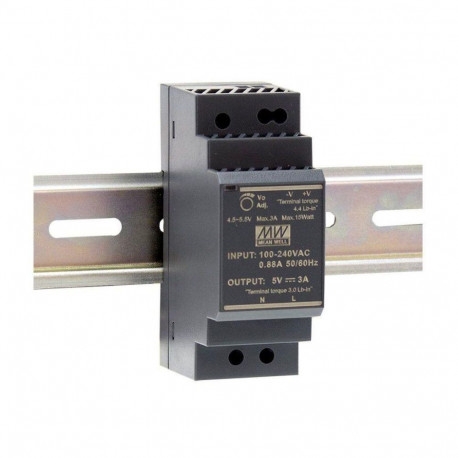 DIN rail power supply 15W 5V 3A