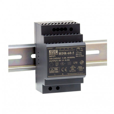 DIN rail power supply 60W 48V 1.25A