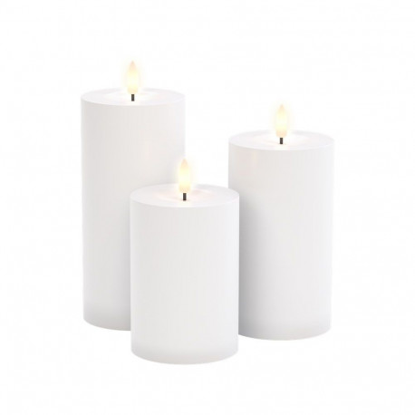 Set of 3 LED Candles "Outdoor"