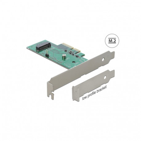 Delock PCI Express x4 Card > 1 x internal NVMe M.2 Key M 80 mm - Low Profile Form Factor