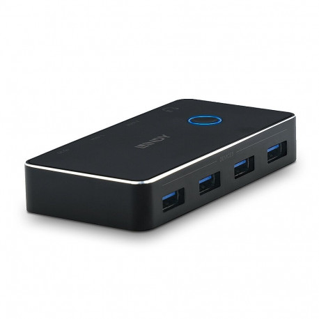 USB 3.0 switch 2-le arvutile (4 USB seade - 2 kasutajat)
