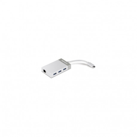 USB-C hub, 3xUSB 3.0 porti, 1xUSB-C pistik, 1xRJ45 Gigabit port, sobib ka Mac´ile