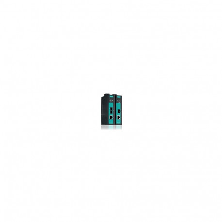 Industrial 10/100/1000BaseT(X) to 100/1000Base SC media converter, 10 km, -40 to 75°C operating temp