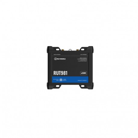Tööstuslik LTE Wifi Ruuter: 2.4GHz, 3xLAN, 802.11b/g/n MIMO, -40°C-75°C, IP30, eSIM, Globaalne
