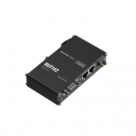 Industrial RS232 router: 2x10/100Mbps, 1x RS232, 802.11b/g/n, -40°C-75°C, IP30