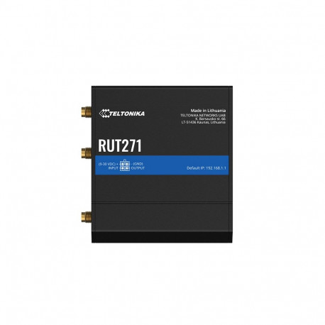Teltonika RUT271 - Industrial LTE Router 5G modem with wireless router, 2.4GHz, 2xLAN, 802.11b/g/n
